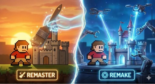 Remaster ou remake? As diferenças que a maioria dos jogadores ainda não entende 2 Remaster vs Remake: as diferenças fundamentais