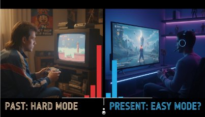 Os videojogos estão demasiado fáceis hoje em dia? O debate que divide gerações